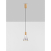 Lampa wisząca Luces Exclusivas SARDUNO LE45137 złoty i odcienie złota, szary i odcienie szarości