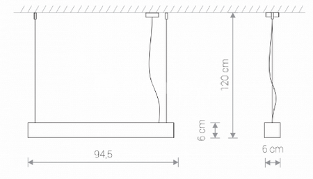 Lampa sufitowa SOFT LED 90X6 Nowodvorski 7547 biały