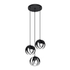 Sollux Lighting Lampa wisząca TULOS 3P czarna SL.1088