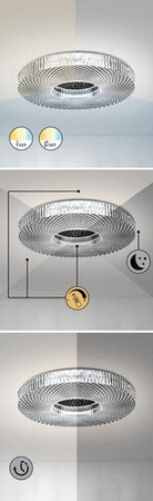 Lampa sufitowa Rabalux Ziva 3064 chrom