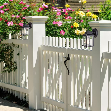 Kinkiet zewnętrzny Abigali latarnia LZK 1xE27 czarny