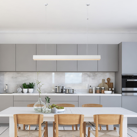 Light Prestige Lampa wisząca Mira L biała Tuya LED CCT LP-1201/1P L WH Smart