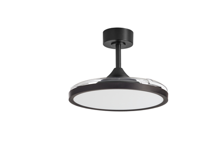 Wentylator CORFU BK Ø107 DC 33W 3A LED 42W CCT zmienna barwa, pilot