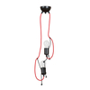 Lampa wisząca BOBI 2 BLACK Emibig 537/2 czarny