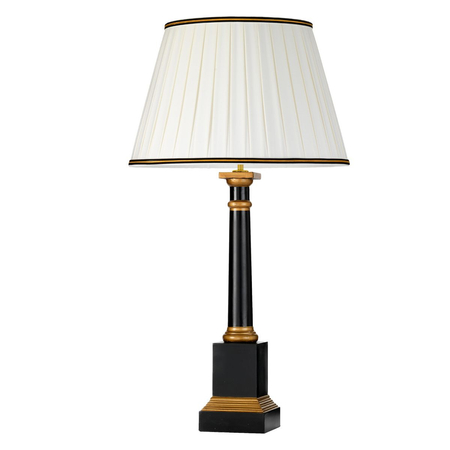 Lampa stołowa Elstead Lighting Peronne czarny/złoty DL-PERONNE-TL