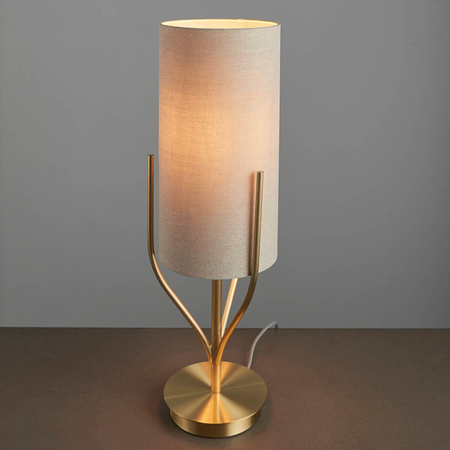 Lampa stołowa Endon Lighting Fraser 95467 mosiądz