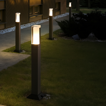 Słupek ogrodowy Abigali Gondor 10W 3000K czarny