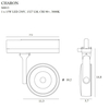 Lampa szynowa Maxlight CHARON S0013 biały
