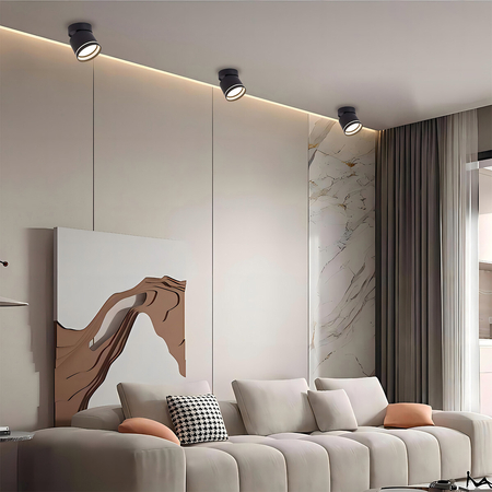 Light Prestige Oprawa natynkowa Kendal czarna GX53 LP-6331/1SM R1 BK movable