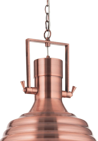 Lampa wisząca Ideal Lux 134871 Fisherman SP1 D48 Rame