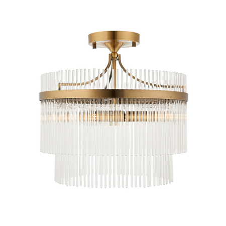 Lampa sufitowa Endon Lighting Marietta 112575 mosiądz