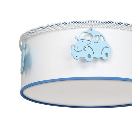 Milagro Lampa sufitowa AUTOMOBILE 2xE27 MLP8285 BIAŁY / NIEBIESKI