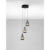 Lampa wisząca Luces Exclusivas RORIZNO LE45110 czarny, szary i odcienie szarości