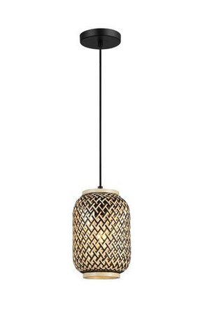 Lampa wisząca Rabalux Adalla 72091 czarny matowy