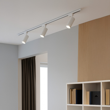 Milagro Oprawa Mica Track Biały + Chrom 1xGU10 ML2093 BIAŁY