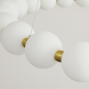 Lampa wisząca Abigali Lampa wisząca Abigali Pontti Big2 56W złoty/mleczne kule