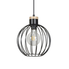 Lampa wisząca BARBADO 1 BLACK Emibig 754/1 czarny