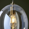 Lampa wisząca Endon Lighting Kelda Oval 106678 mosiądz