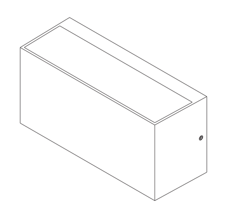 ASKER 1510 CORTEN STEEL LED 8,8W 3000K UP / DOWN