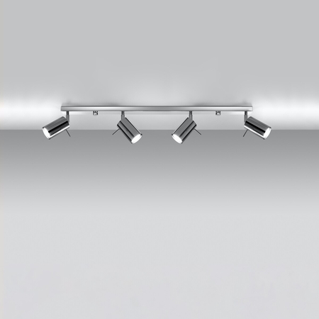 Sollux Lighting Plafon RING 4L czarny SL.0332
