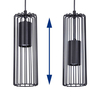 Lampa wisząca FALCON Kaja K-4931 czarny