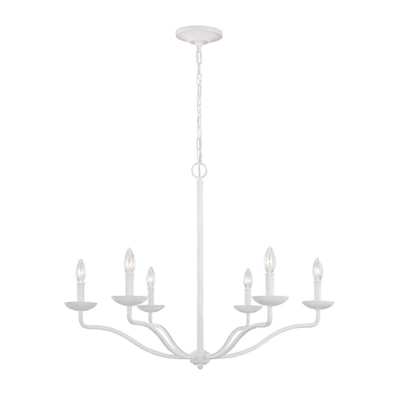 Żyrandol Elstead Lighting Annie biały FE-ANNIE6-PSW