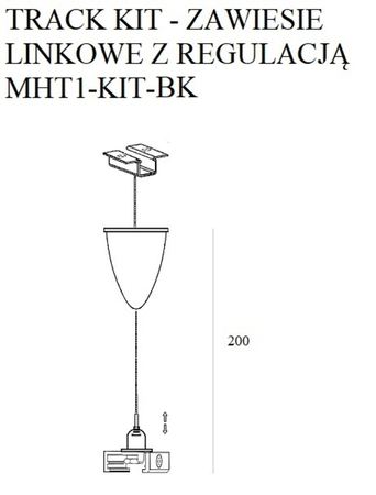 Maxlight MAX MHT1-KIT-BK czarny