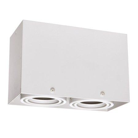 Milagro Lampa Sufitowa Blocco Biały 2x7W GU10 Led ML478 BIAŁY