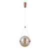 Lampa wisząca Italux Rastia PND-34361-L-HBR-AMB złoty
