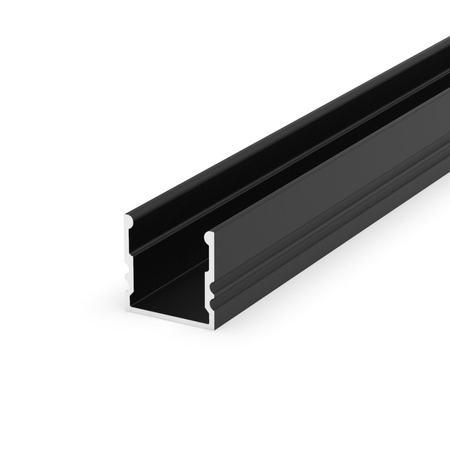 Profil LED Greenie P5-1C2 2m nawierzchniowy głęboki czarny lakierowany