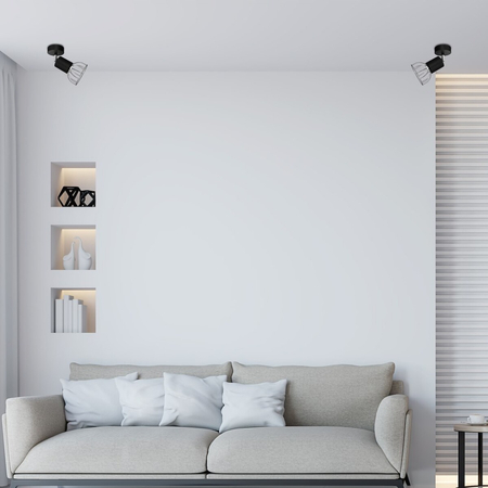 Milagro Kinkiet DANTE BLACK/SILVER 1x mini GU10 MLP7356 Czerń / Chrom