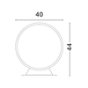 Lampa zewnętrzna Luces Exclusivas LE73614 czarny