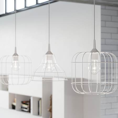 Sollux Lighting Lampa wisząca CELTA biała SL.0295
