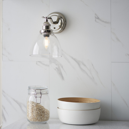 Kinkiet Endon Lighting Hansen 97589 nikiel