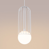 Sollux Lighting Lampa wisząca BRINA 1 biała SL.1331