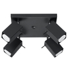 Sollux Lighting Plafon MERIDA 4 szary SL.0458