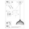 Sollux Lighting Lampa wisząca UMB czarny SL.0665
