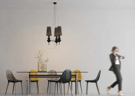 Lampa wisząca Azzardo AZ2163 Baroco 3 black