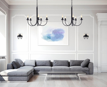 Żyrandol HARIS Kaja K-4971 czarny