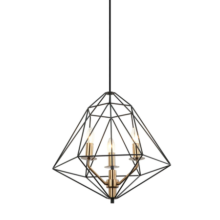 Lampa wisząca Italux PEN-6369-3-BKBR Maresmo