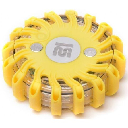 Zestaw 6 x Dysk sygnalizacyjny Mactronic yellow z walizką