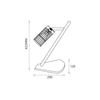 Milagro VERTICAL WHITE LAMPKA GABINETOWA 1xGU10 ML0309 BIAŁY