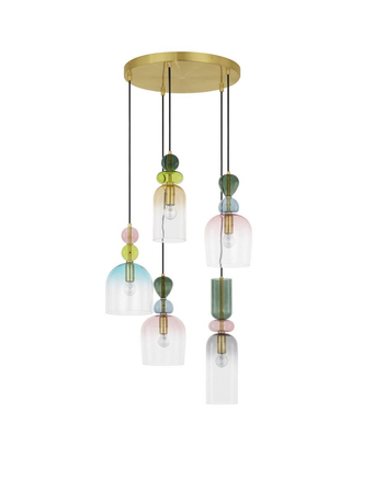 Lampa wisząca Luces Exclusivas BALAM - złoty LE43401