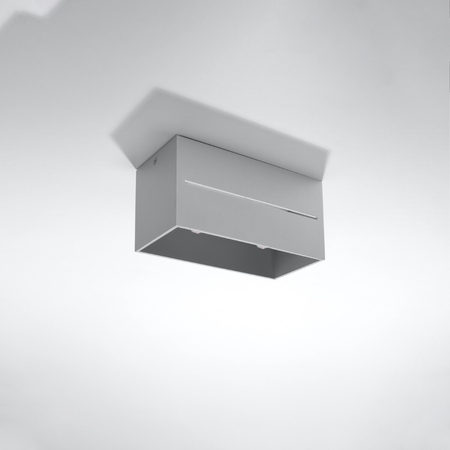 Sollux Lighting Plafon LOBO MAXI szary SL.0385
