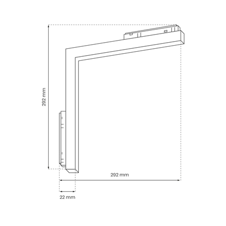 Milagro MAGNETIC TRACK 2x10W LED 3000K ML8932 CZARNY