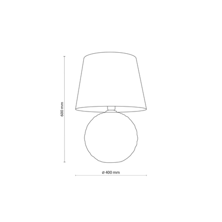 Lampa stołowa SANTANA TK Lighting 5590 czarny/złoty