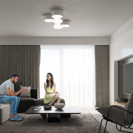 Sollux Lighting Plafon SUNDE 11 biały SL.1056