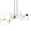 Lampa wisząca GRAVITY 6 Emibig 1241/6 biały/czarny