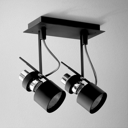 Reflektor AQForm 2000 P20 x 2 2000 P20 Czarny Struktura