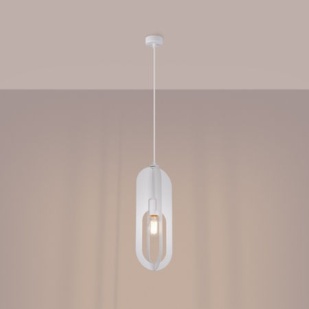 Sollux Lighting Lampa wisząca NICUS 1 biała SL.1360
